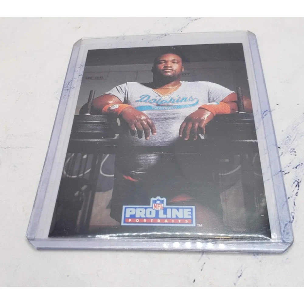 1991 Pro Line Portraits Keith Sims Miami Dolphins #130